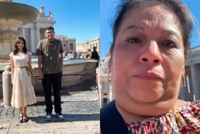 Женщина снимала, как сын делает предложение, и случайно включила фронталку