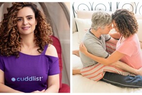 Женщина зарабатывает 150 долларов в час, обнимаясь с клиентами