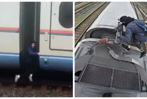 В Санкт-Петербурге подросток-зацепер упал с поезда "Сапсан"