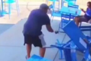 Пёс навёл суету в кафе