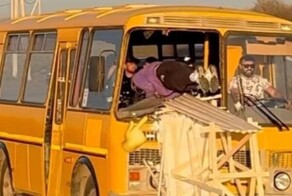 Ростовский каскадёр пулей пролетел через салон автобуса, отбив себе пятки