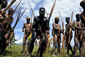 Один день на празднике у папуасов (30 фото)