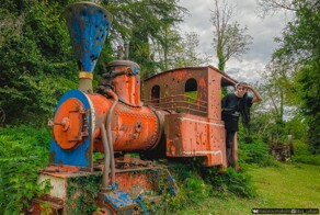 В абхазских горах нашли 120-летний паровоз, рядом с которым похоронен его машинист!