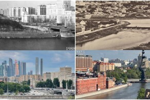 Поразительные фотосравнения Москвы тогда и сейчас