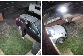 Угонщик "впечатал" владельца автомобиля в кирпичную стену