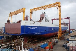 Паром "Генерал Черняховский" запустили на линии с Калининградом в беспилотном режиме