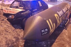 "Сармат жил, Сармат жив!" Знаменитый "Сармат-мобиль" разбился на трассе М10 в Тверской области