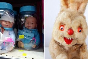 17 игрушек-крипотушек, которые были сделаны теми, кто явно не любит детей