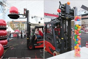 Интересное видео с чемпионата мира среди водителей вилочных погрузчиков