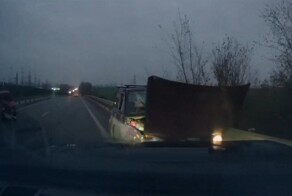 Массовая авария из-за гололёда в Тихорецке