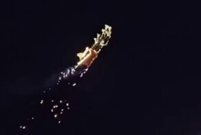 Почти настоящий полёт Санты на рождественской ярмарке