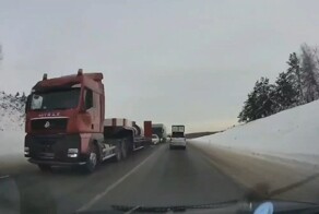 ДТП с любителем нюхать чужой выхлоп