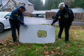 Оторвавшуюся в полёте дверь "Боинга 737" нашли на заднем дворе жителя Портленда