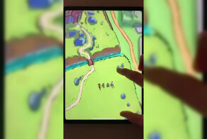 Художник создал изображение, которое можно бесконечно увеличивать