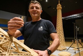 Француз 8 лет собирал Эйфелеву башню из спичек, но так и не стал рекордсменом