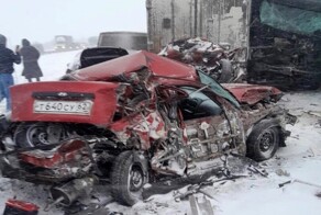 Последствия массовой аварии на трассе М4, где столкнулись 29 автомобилей