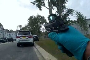 Полицейские обстреляли свой автомобиль из-за упавшего на крышу жёлудя