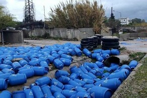 Паводковые воды в Сирии утащили тысячи газовых баллонов