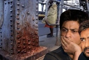 Индийцы почти разрушили мост плевками