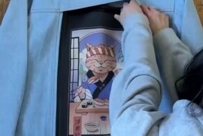 Джинсовая куртка со съемной задней частью