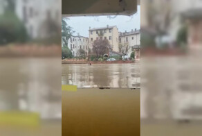 В итальянском Виченце обильные осадки привели к подтоплению города