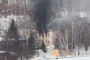 Пожар произошёл в высшем танковом училище в Казани