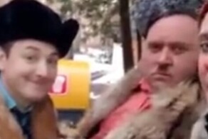 Косплей знаменитой советской троицы