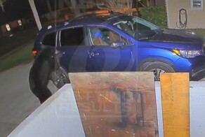 Медведь залез в автомобиль, воспользовавшись дверной ручкой