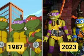 Как менялась внешность черепашек-ниндзя в фильмах и мультфильмах