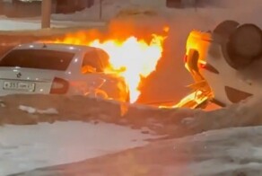 ДТП с возгоранием в Чебоксарах