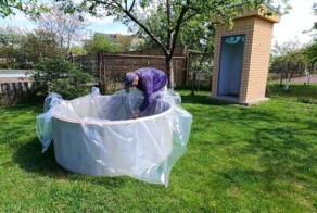 Очередная поделка от блогеров: кольца для септика из ЭППС