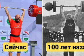 Как выглядели профессиональные спортсмены разных видов 100 лет назад