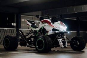 Тюнеры превратили мотоцикл Kawasaki H2 в квадроцикл