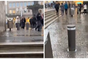 Выход из метро с красивым видом