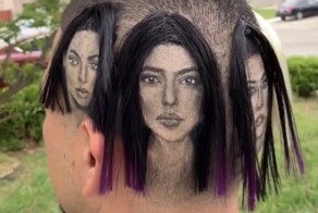 Необычные мужские причёски от барбера из США