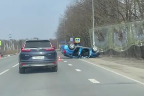 Безрассудный обгон пьяным водителем