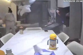 Тайфун ворвался в квартиры китайского города Гуандун