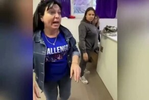 Женщины устроили драку из-за места в очереди