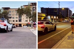 Парень научился останавливать машины с автопилотом с помощью футболки