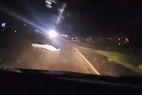 Кара небесная. В США с неба упал прицеп