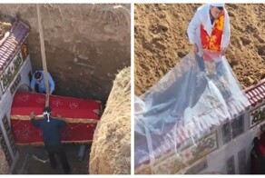 Неудачная погребальная процессия - хоронили одного, закопали шестерых