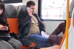 В подмосковной электричке пассажиры не поделили место для ног