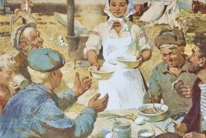 Обед в Советской живописи