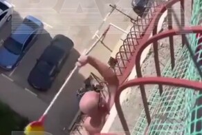 Воздушный бой: в Сочи два соседа схлестнулись прямо через балкон
