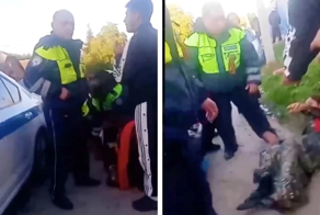 В тульском поселке цыгане устроили потасовку с инспекторами ДПС