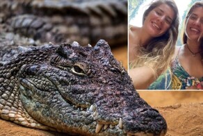 Женщина вытащила сестру из пасти крокодила