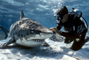 "Тигровая акула Эмма — моя лучшая подруга": больше 20 лет дружат человек и морской хищник