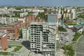 Голливудский снос недостроя провели в Челябинске