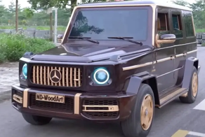 Народный мастер создал действующую копию Mercedes G-Class из дерева