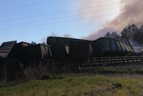 В Амурской области с рельсов сошли 29 вагонов с углём
